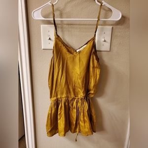Mes Demoiselles gold tank top